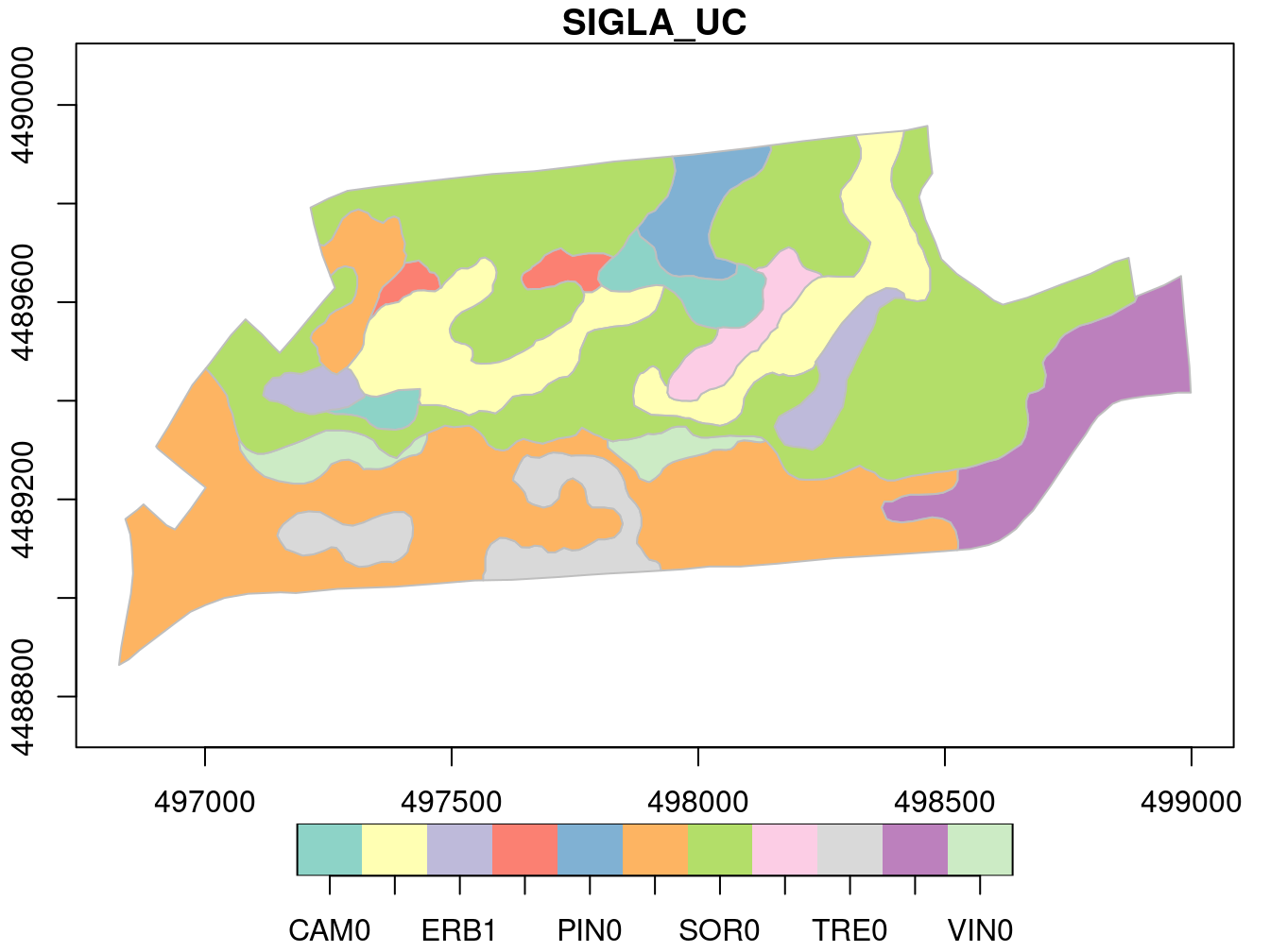 Digital Soil Map of Telese Valley.